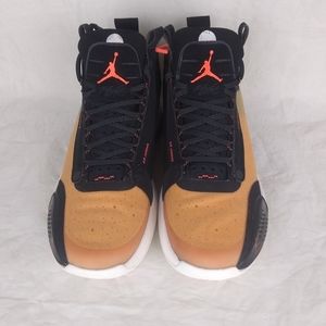 NIKE AIR JORDAN XXXIV 34 AMBER RISE-METALLIC SILVE